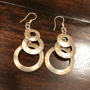 Silpada 3 Silver Circle Earrings @gilly1